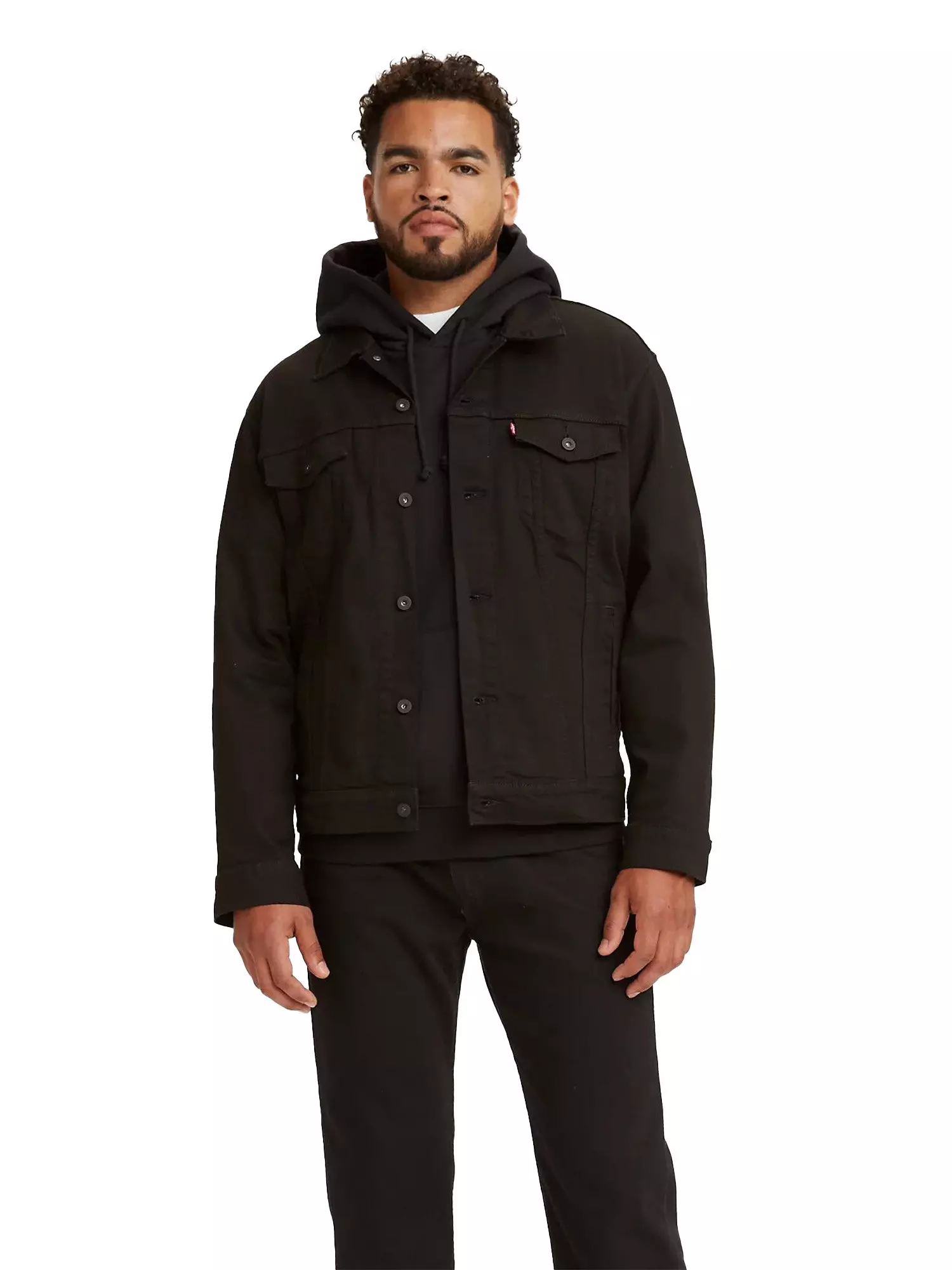 Black mens levi clearance jacket